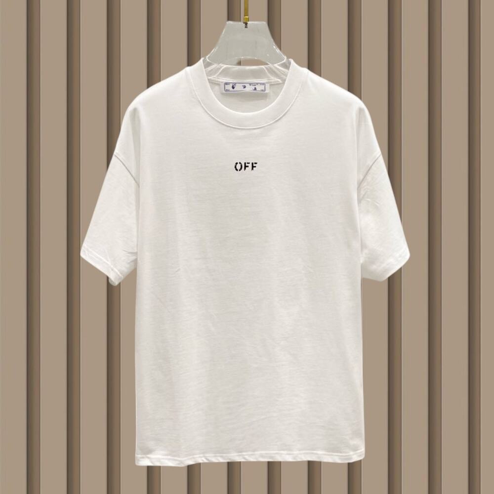 Off-White Men's Short Sleeve White